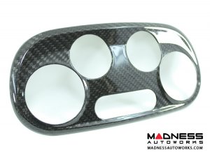 FIAT 500 AC Climate Control Cover - Carbon Fiber